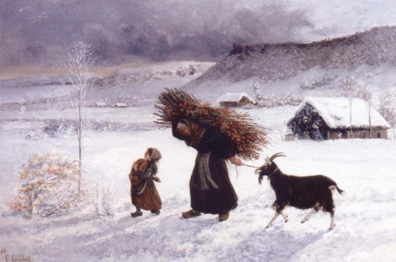 Gustave Courbet The Poor woman of the Village